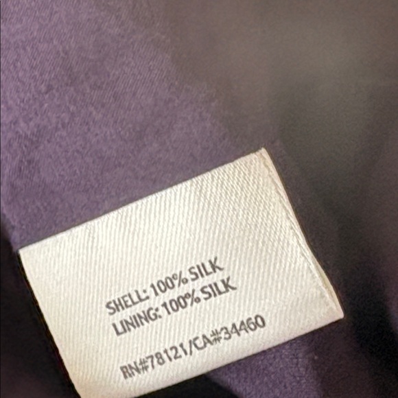 Eileen Fisher 100% Silk body/lining textured jacket with hidden snap closure, 1X - Picture 8 of 8